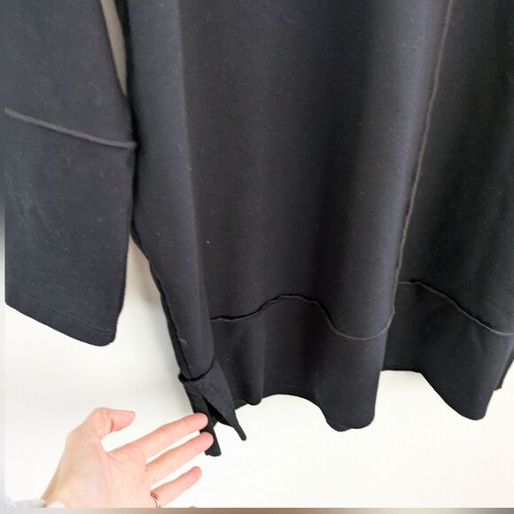 Spanx Perfect Length Dolman Sleeve Top Sweater S Small black - Picture 7 of 10